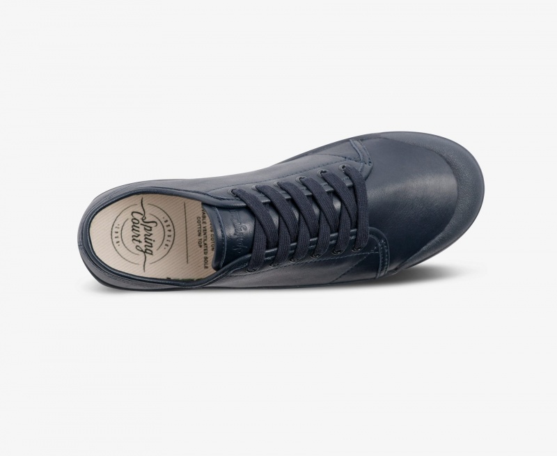 Basket Spring Court G2 Sheepskin Bleu Homme | DPK-02719843